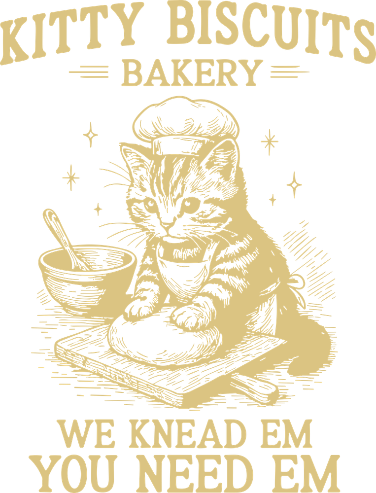 Kitty Biscuits Bakery - Baking DTF Transfers