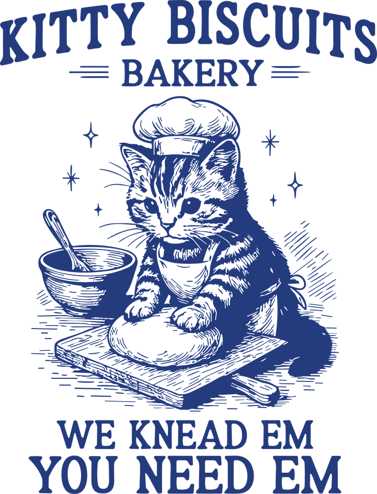 Kitty Biscuits Bakery - Baking DTF Transfers
