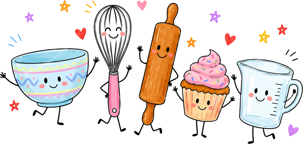Kitchen Items - Baking DTF Transfers