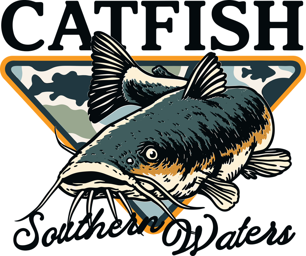 Catfish Southern Waters - Fishing DTF Transfers