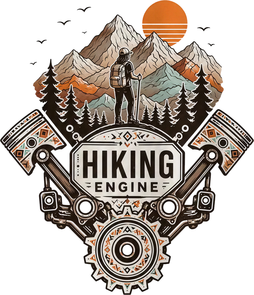 Hiking Engine - Hiking DTF Transfers