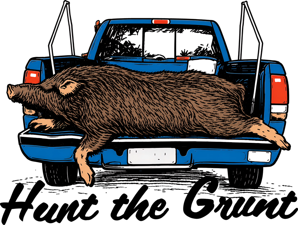 Hunt The Grunt - Hunting DTF Transfers