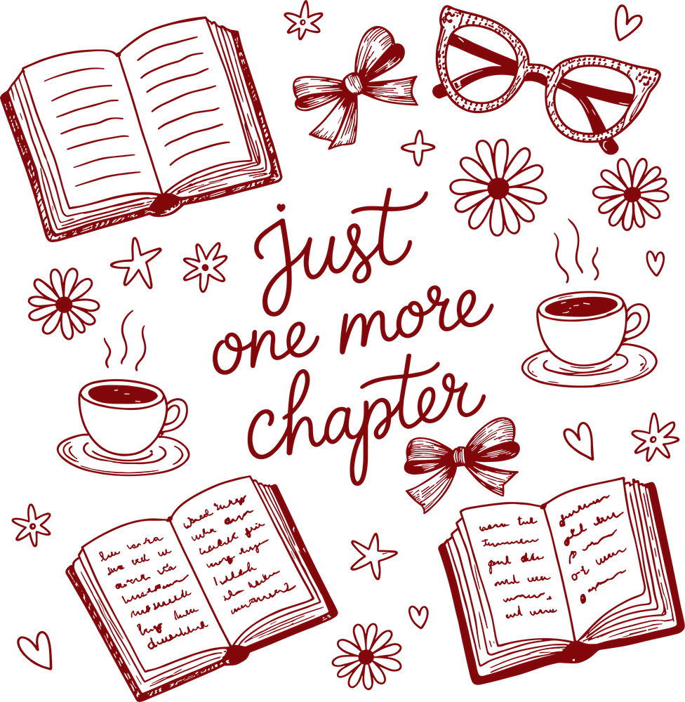 Just One More Chapter - Reading DTF Transfers