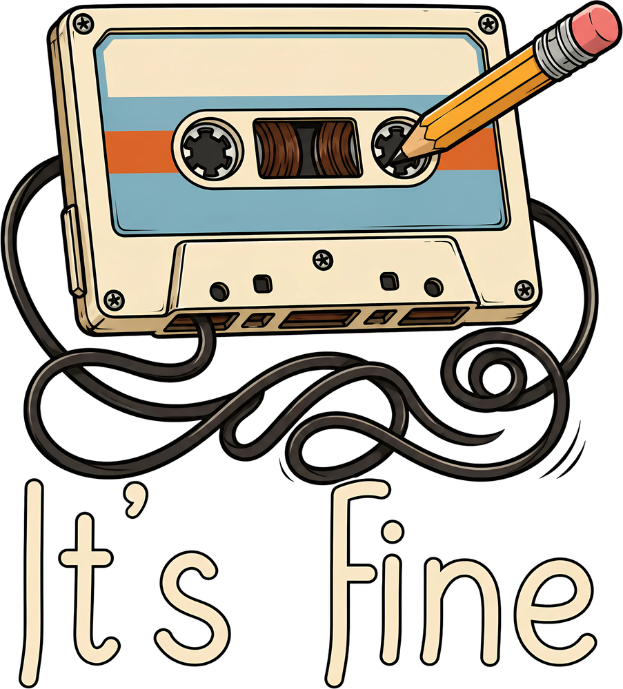 It's Fine, Tape - Music DTF Transfers