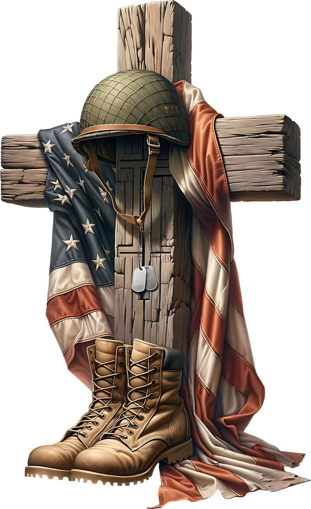 Cross - Army DTF Transfers