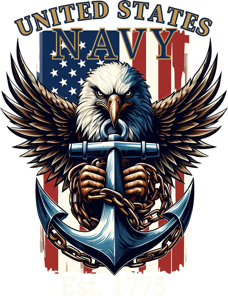 United States Navy Est. 1775 - Navy DTF Transfers