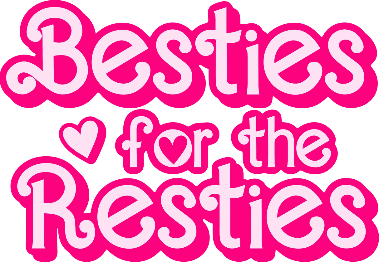 Besties For The Resties - Best Friends DTF Transfer