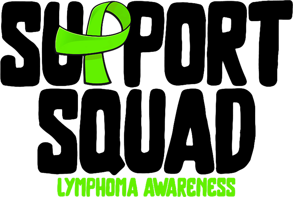 Support Squad, Lymphoma Awareness B&W - Lymphoma DTF Transfers