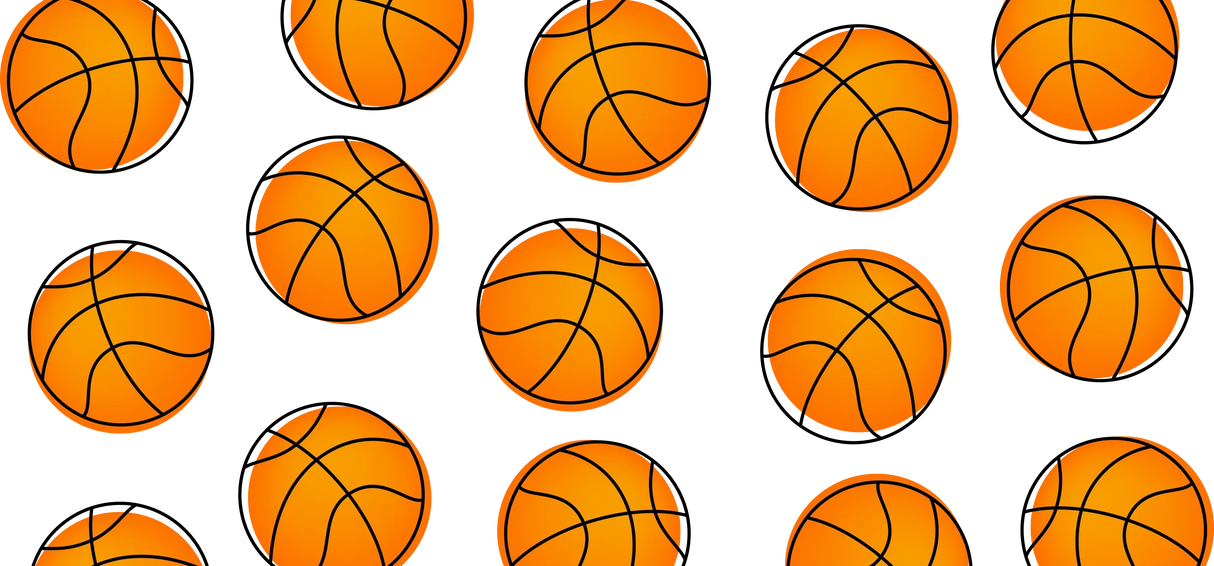 Basketball Design - Basketball Cup Wrap UV Sticker Permanent UV DTF Decal