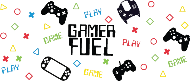 Gamer Fuel - Video Games Cup Wrap UV Sticker Permanent UV DTF Decal