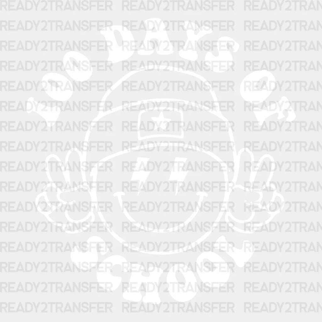 Ac/Dc 100 Days Of School Dtf Transfer