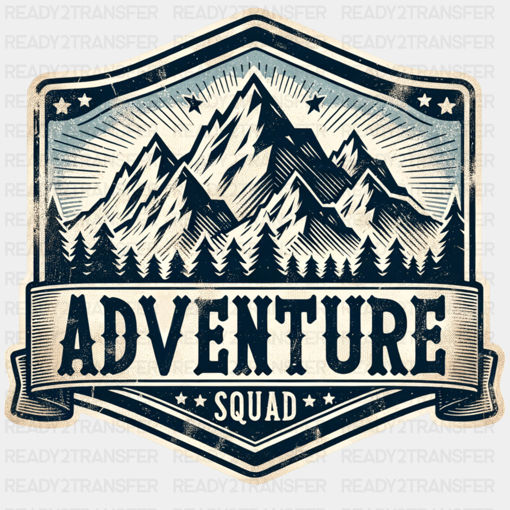 Adventure Squad - Hiking DTF Transfers ready2transfer