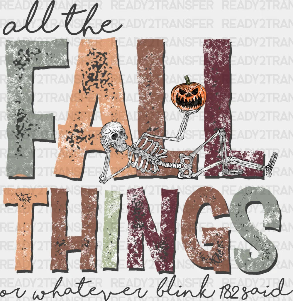 All The Fall Things Design Fall Season DTF Transfer ready2transfer