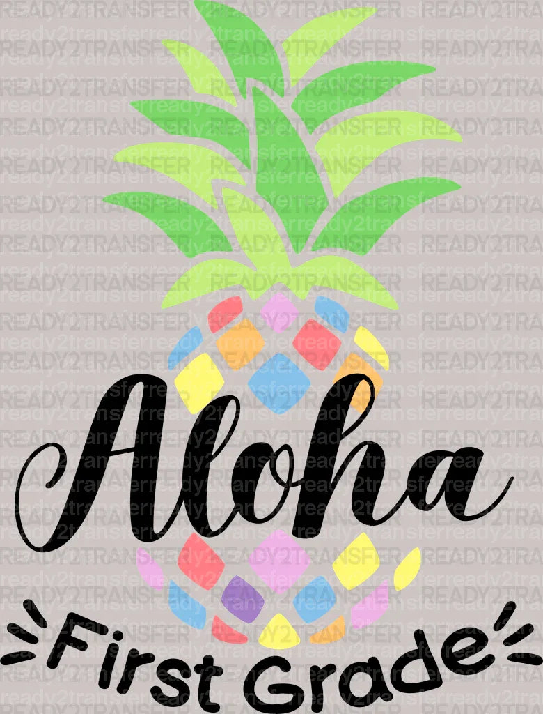 Aloha First Grade DTF Transfer - ready2transfer