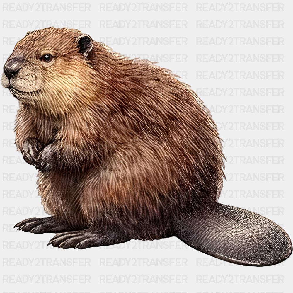 American Beaver - Animals DTF Transfers