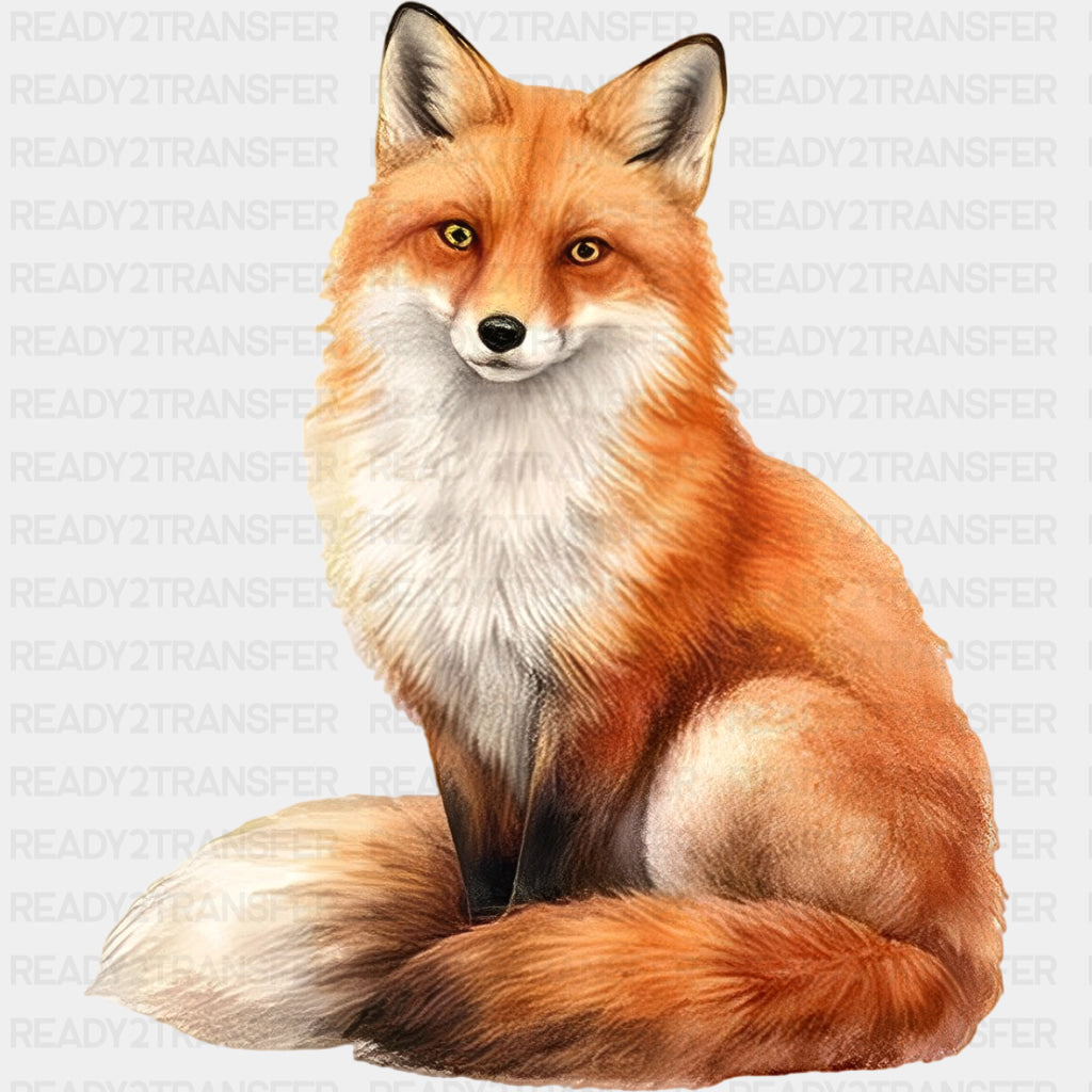 American Red Fox - Animals DTF Transfers