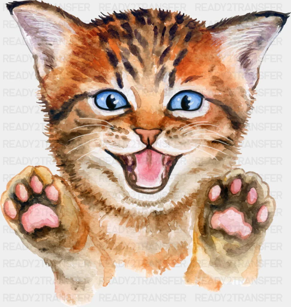 Angry Cat - Cats DTF Transfer