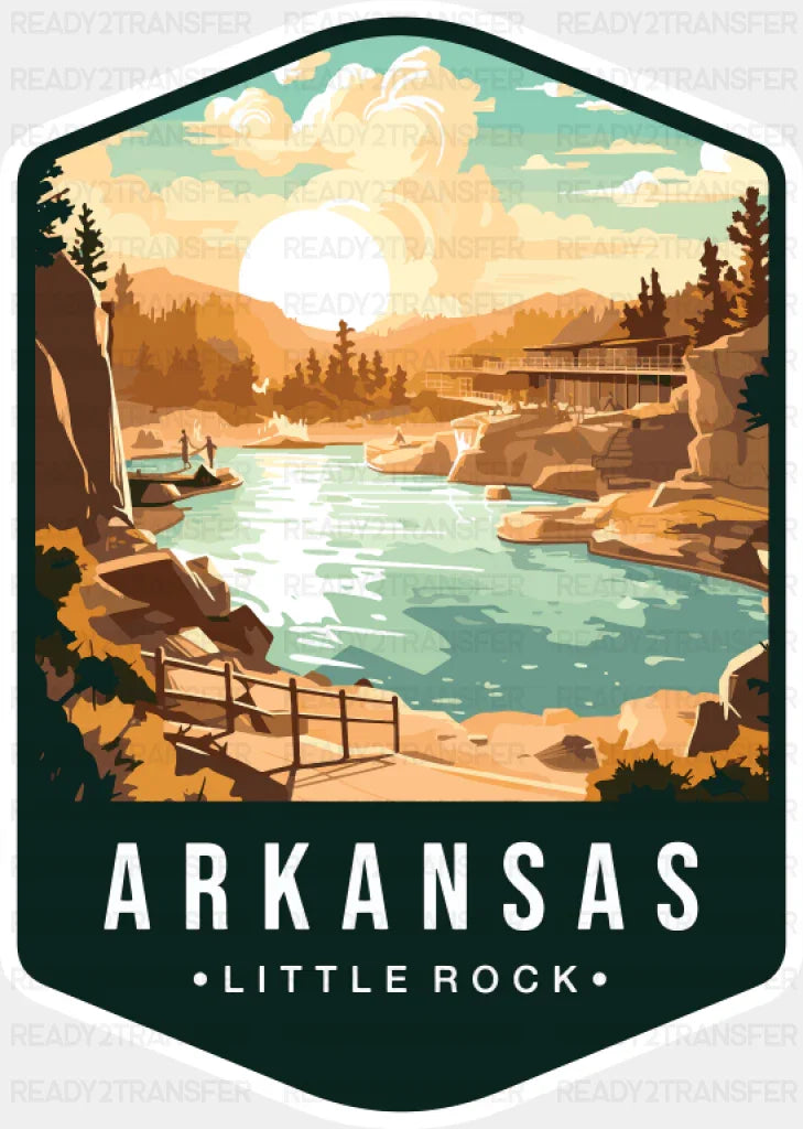 Arkansas Little Rock - States & Cities DTF Transfer