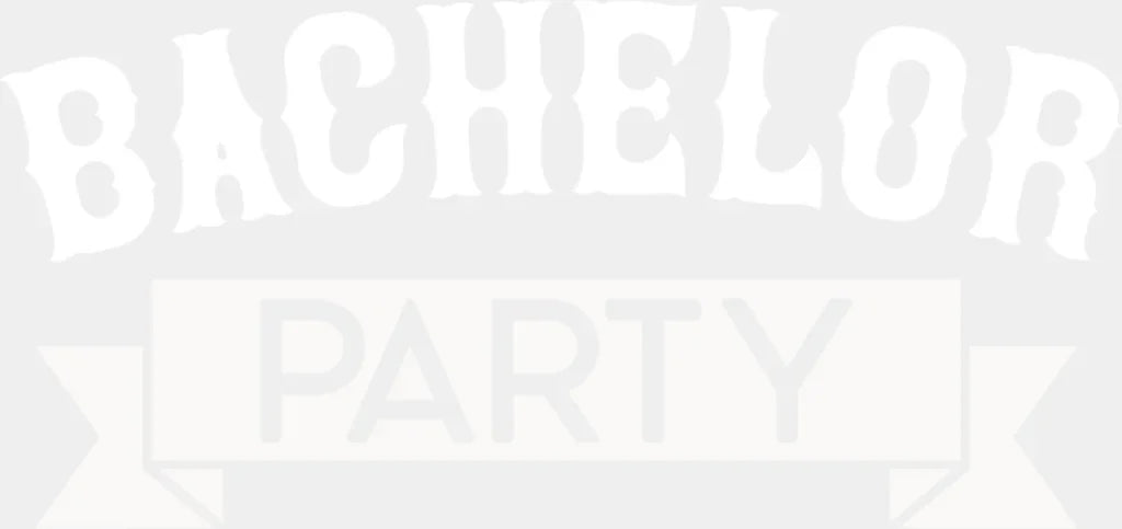 Bachelor Party Banner B&W Design - Dtf Transfer Adult Unisex S & M (10’’) / Light Color (See