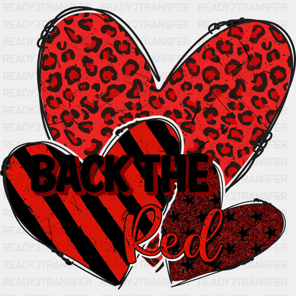 Back The Red - Fire Department DTF Transfers ready2transfer Dark Color Design (See Imaging)