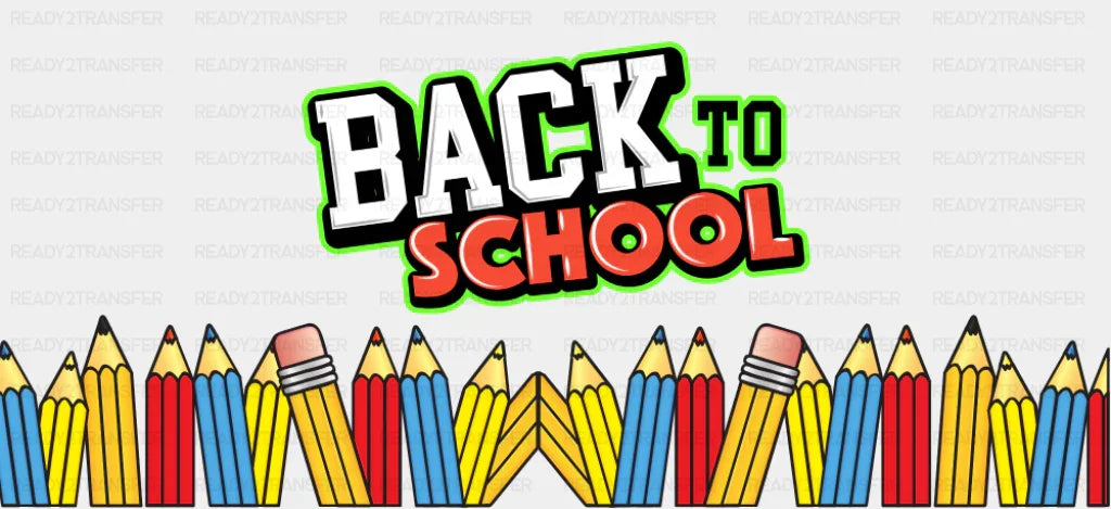 Back To School - School Cup Wrap UV Sticker Permanent UV DTF Decal