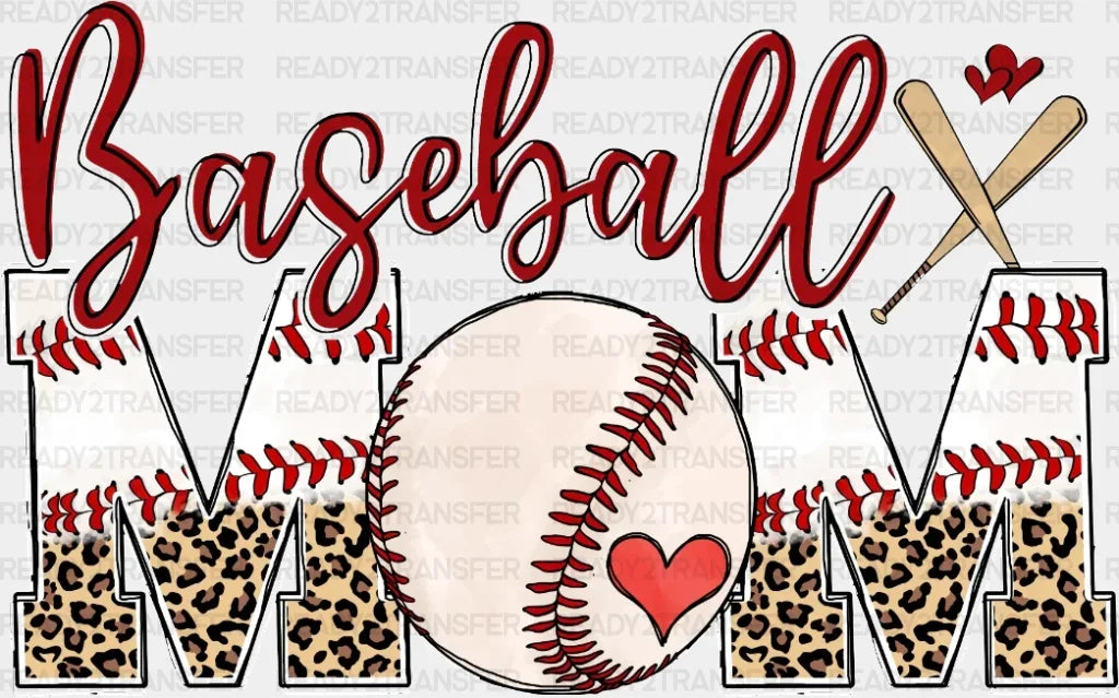 Baseball Mom Dtf Transfer