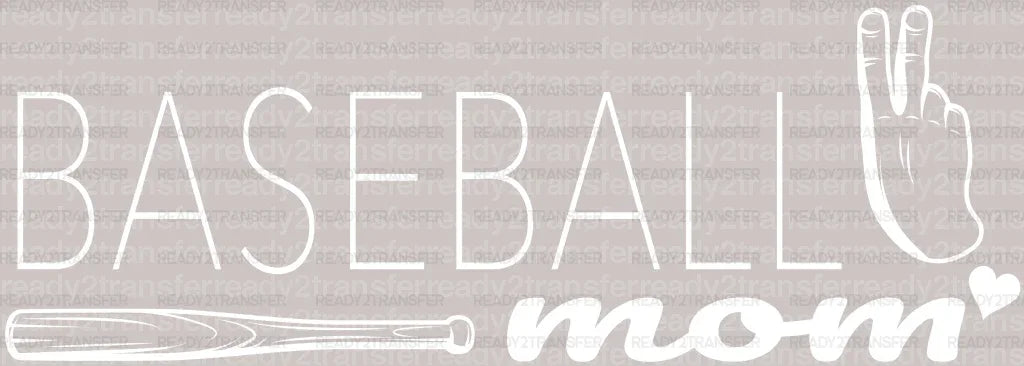 Baseball Mom Mother's Day DTF Heat Transfer, Mama Design, Mom DTF - ready2transfer