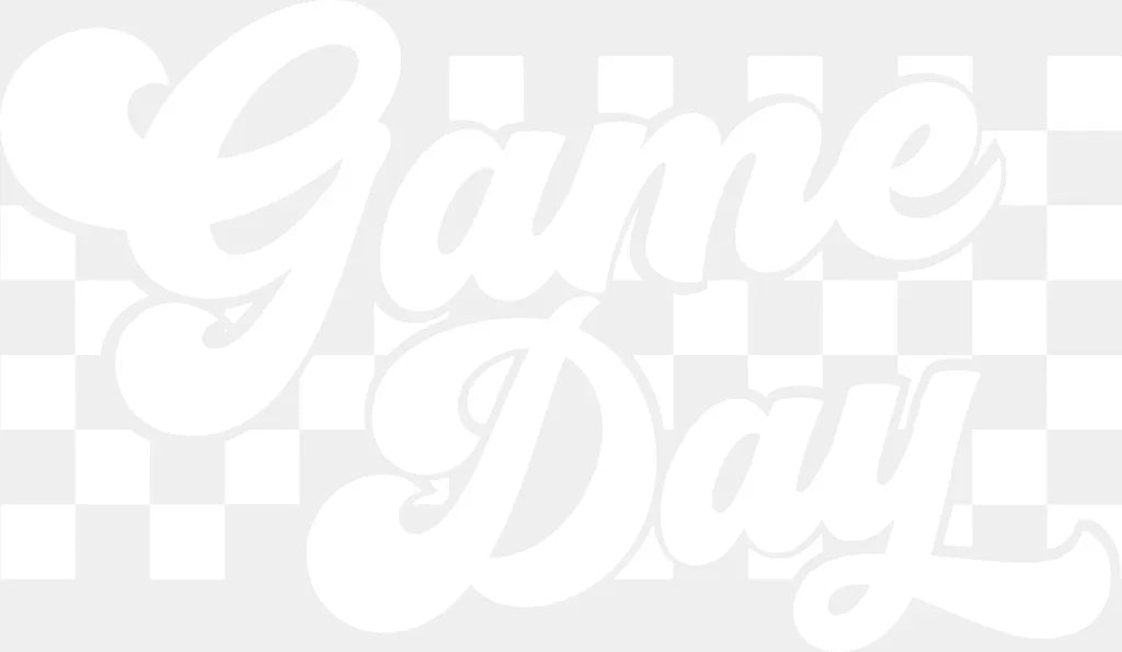 Basic Gameday Design - Dtf Heat Transfer Adult Unisex S & M (10’’) / White