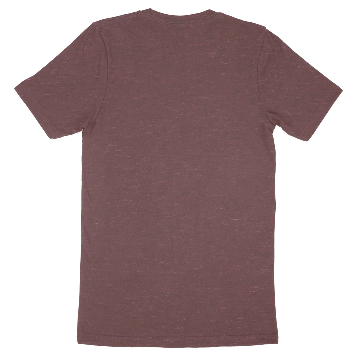 Back view of a plain mauve Bella Canvas adult t-shirt 3001.