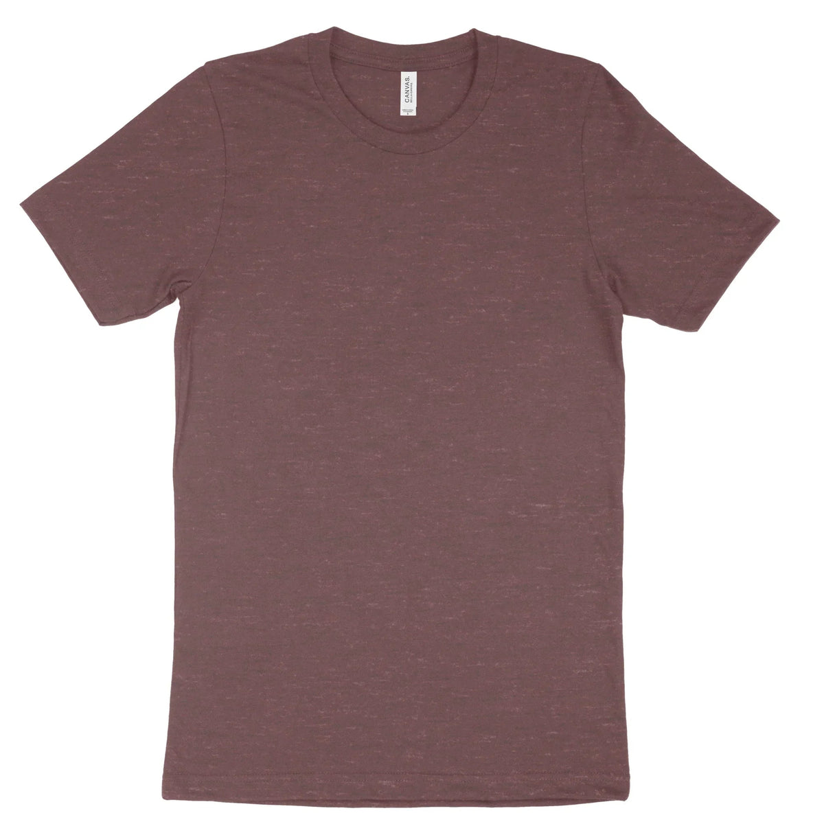 Mauve heathered Bella Canvas Adult T-Shirt 3001 blank apparel