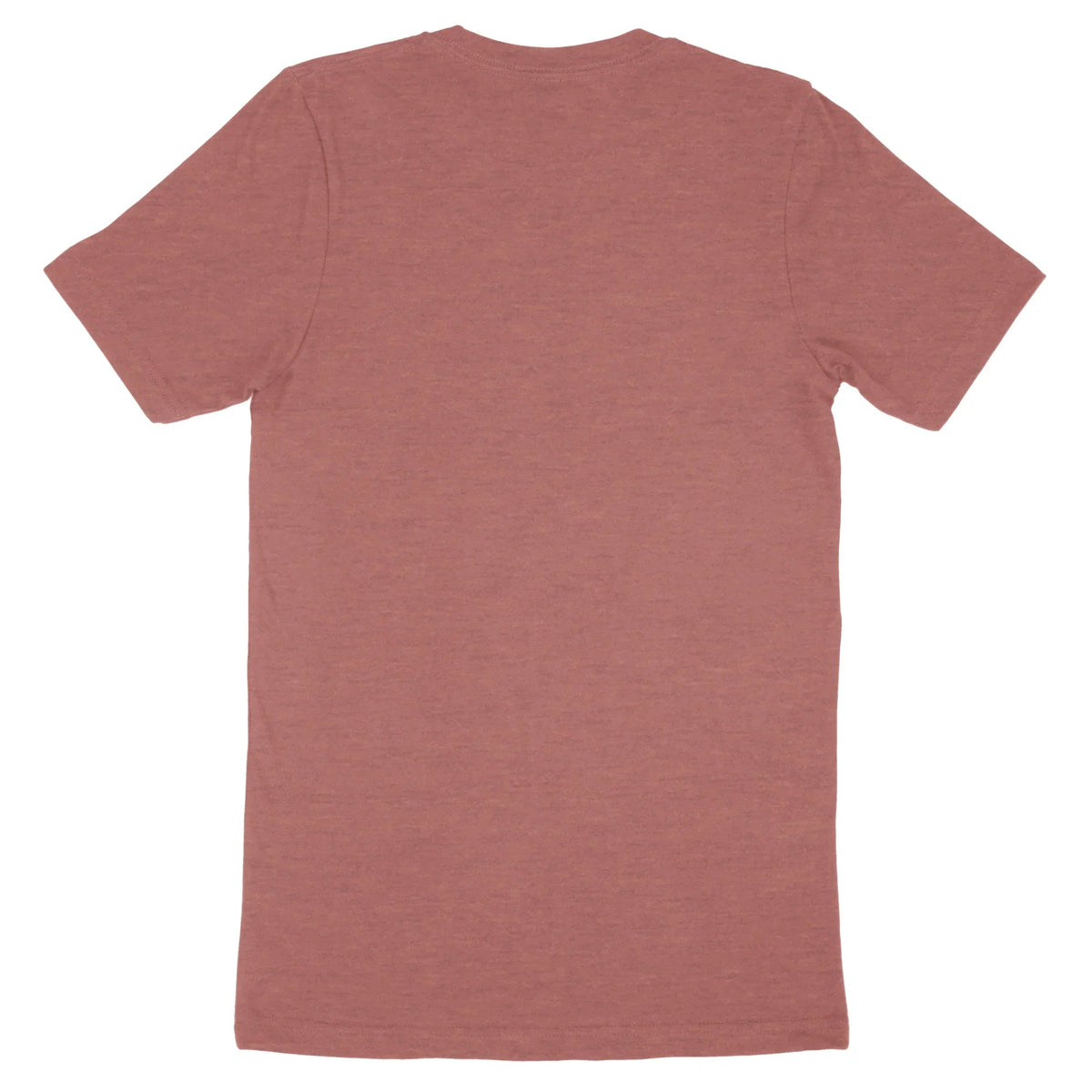 Back view of a plain mauve Bella Canvas Adult T-Shirt 3001