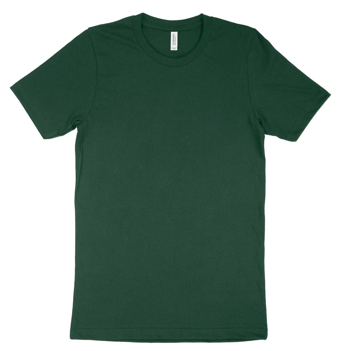 Forest green Bella Canvas Adult T-Shirt 3001 mockup