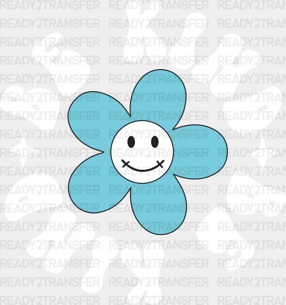 Be Kind Flower Design - Anti Bullying Dtf Heat Transfer Adult Unisex S & M (10’’) / Light Color