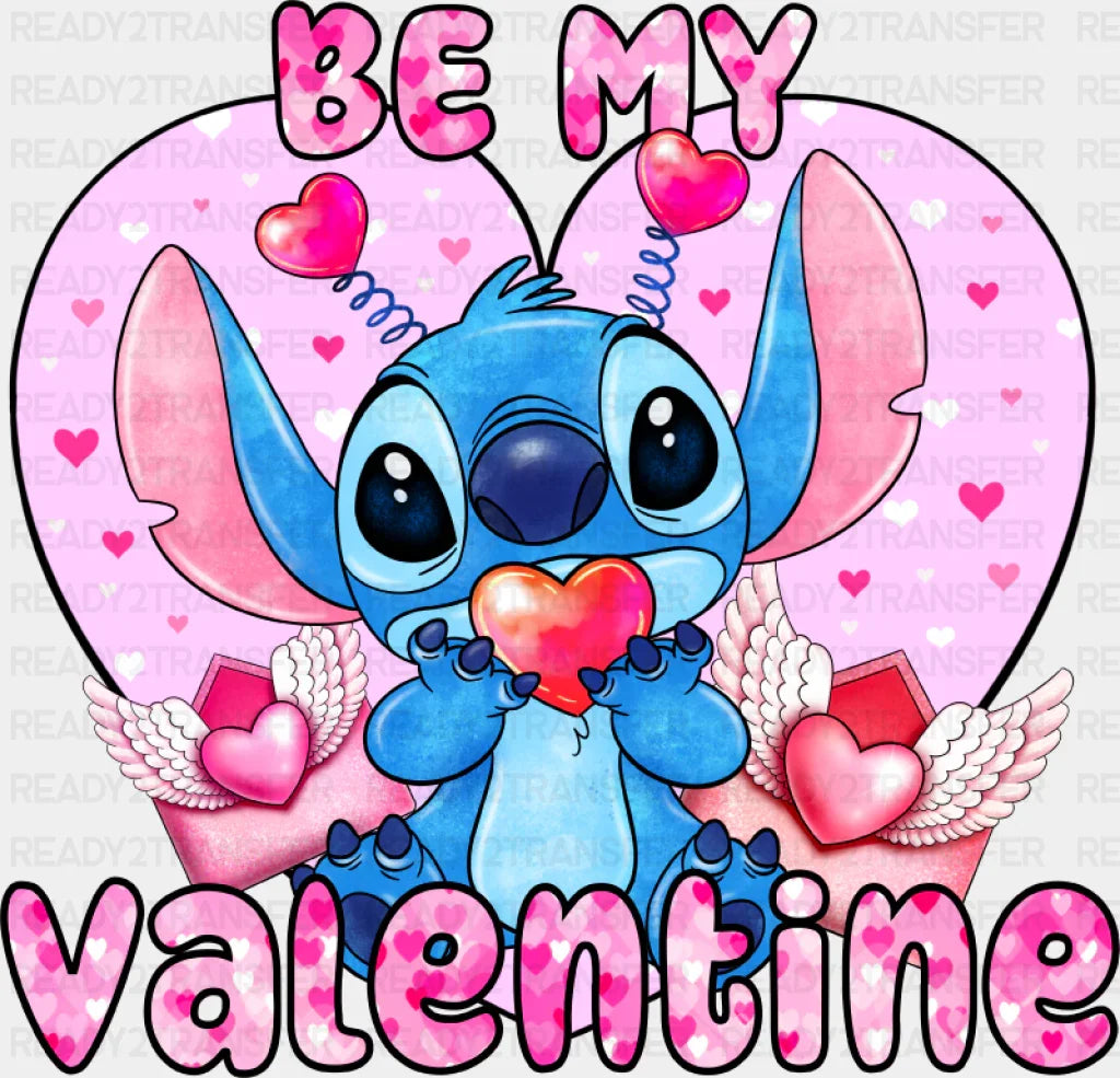 Be My Valentine Stitch - Valentine’s Day DTF Transfer