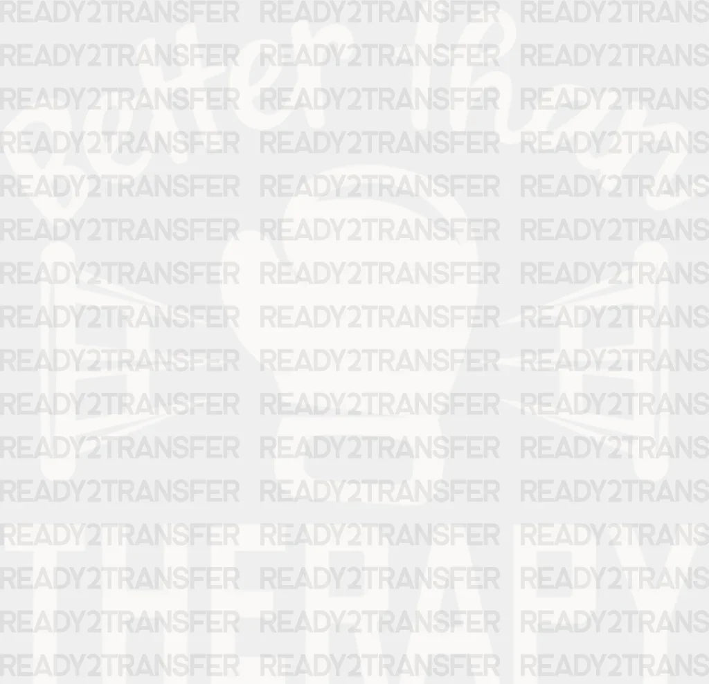 Better Than Therapy Boxing Glove - Dtf Heat Transfer Adult Unisex S & M (10’’) / White