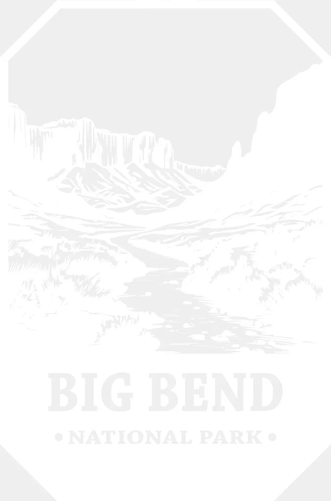 Big Bend National Park Design - Parks Dtf Transfers Adult Unisex S & M (10’) / White