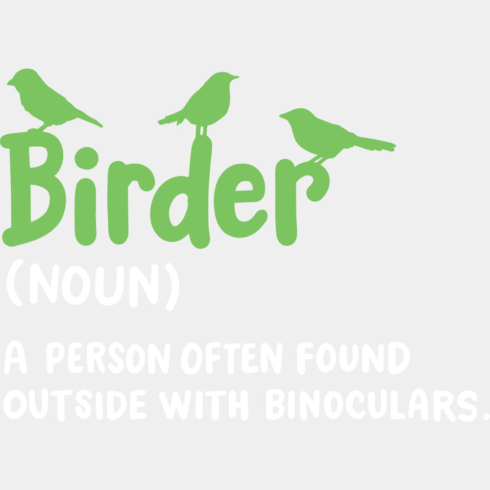 Birder - Birds DTF Transfers ready2transfer Light Color Design (See Imaging)