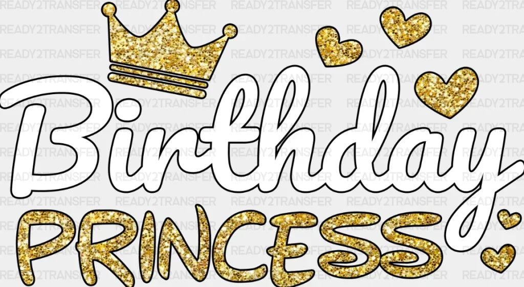 Birthday Princess Dtf Transfer