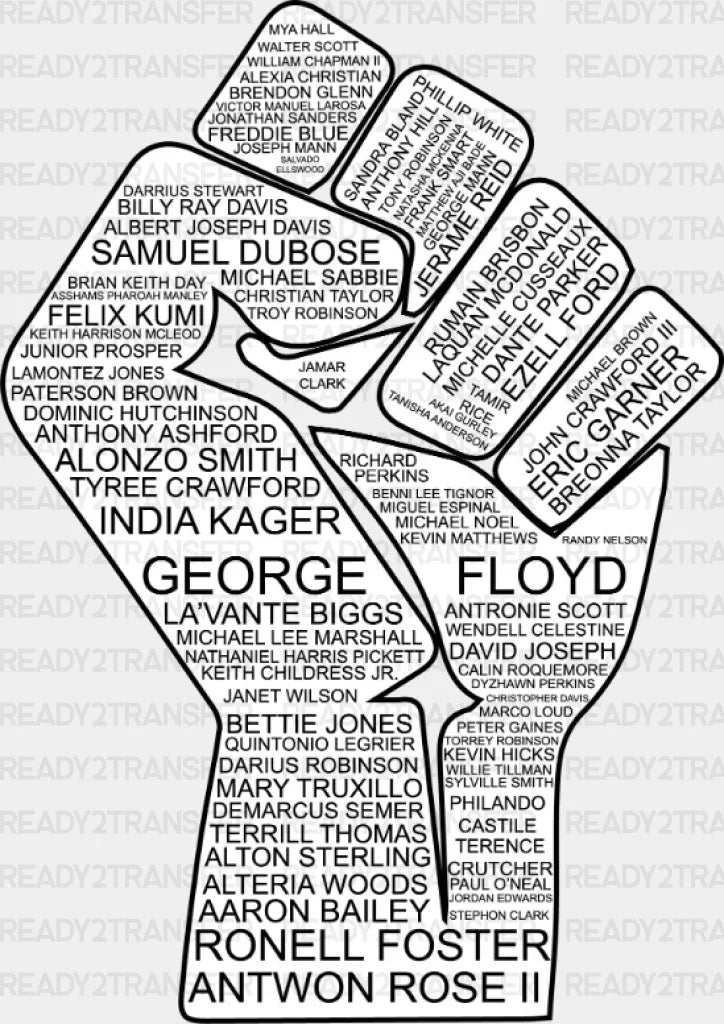 Black Lives Dtf Transfer