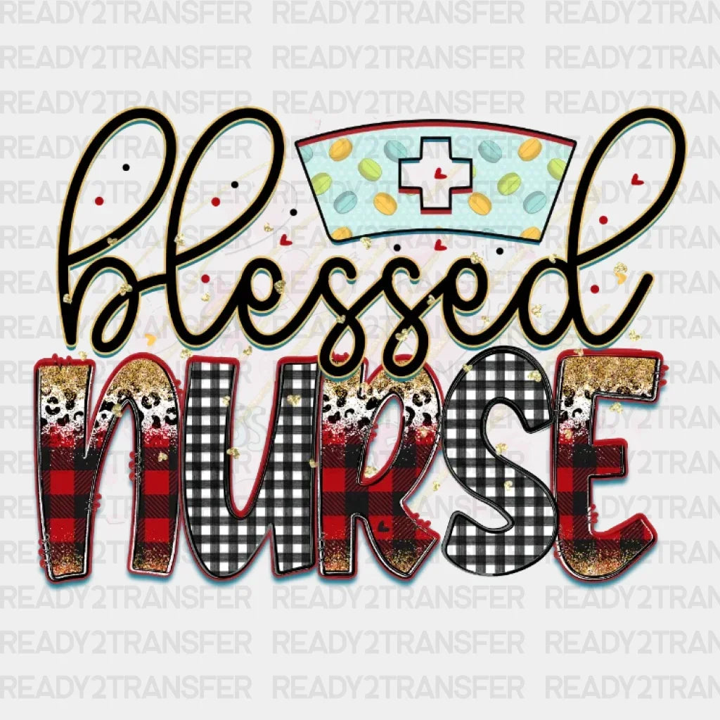 Blessed Nurse DTF Transfer ready2transfer