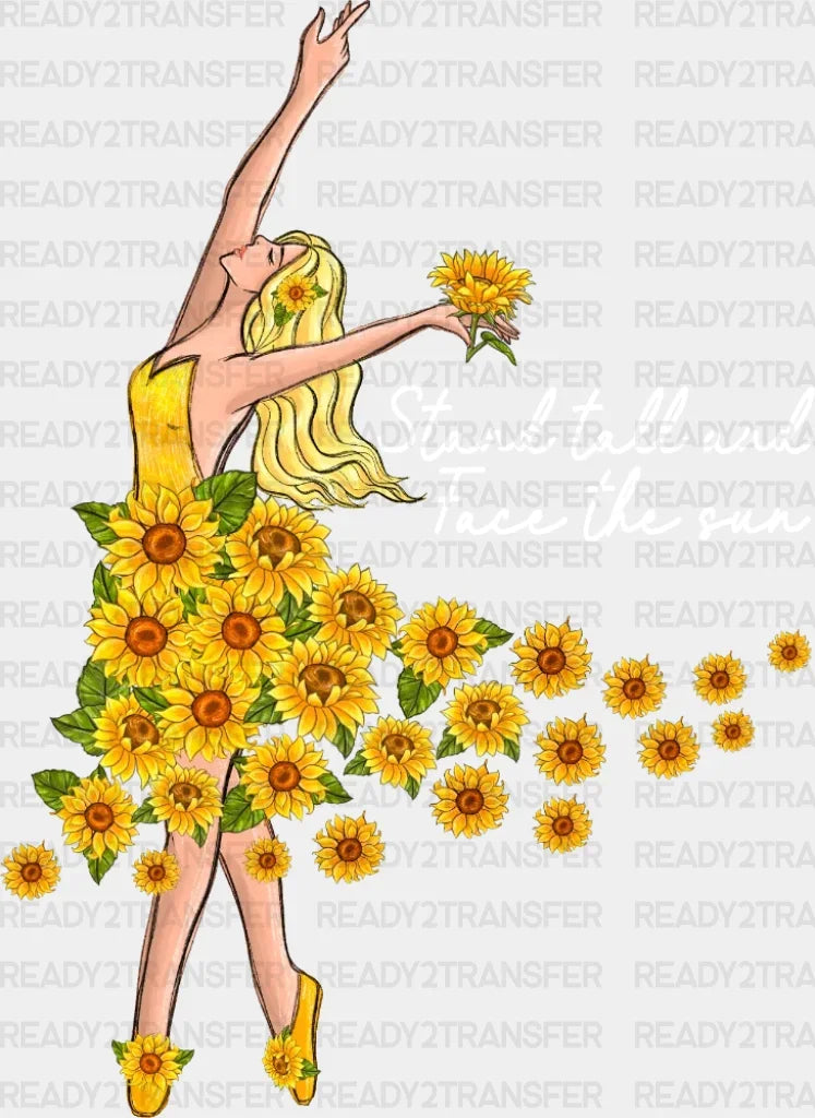 Blonde Hair Women Dtf Transfer