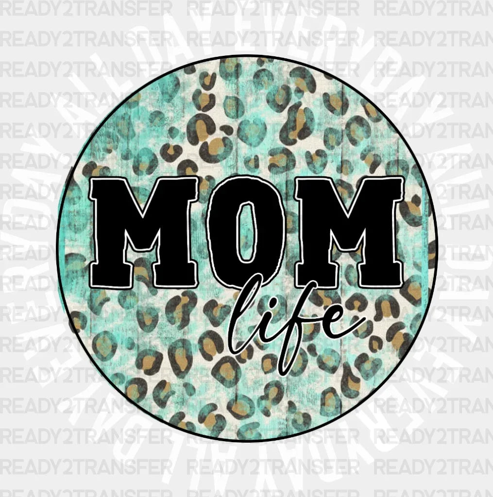 Blue Mom Life Dtf Transfer
