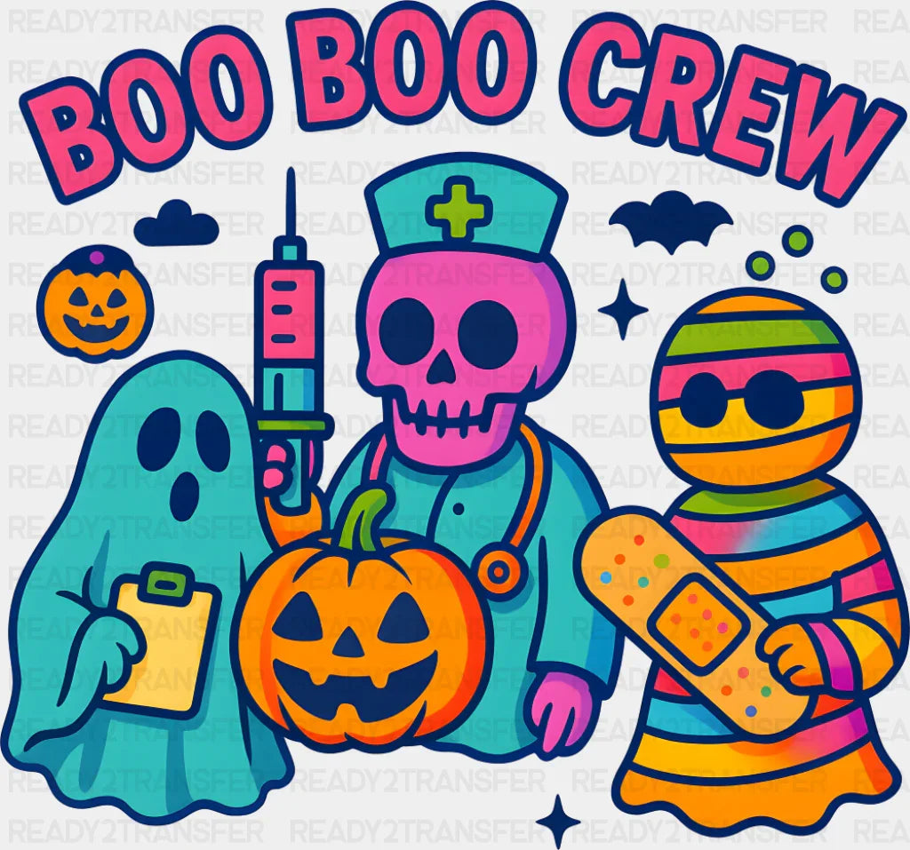 Boo Boo Crew Nurse - Halloween DTF Transfer