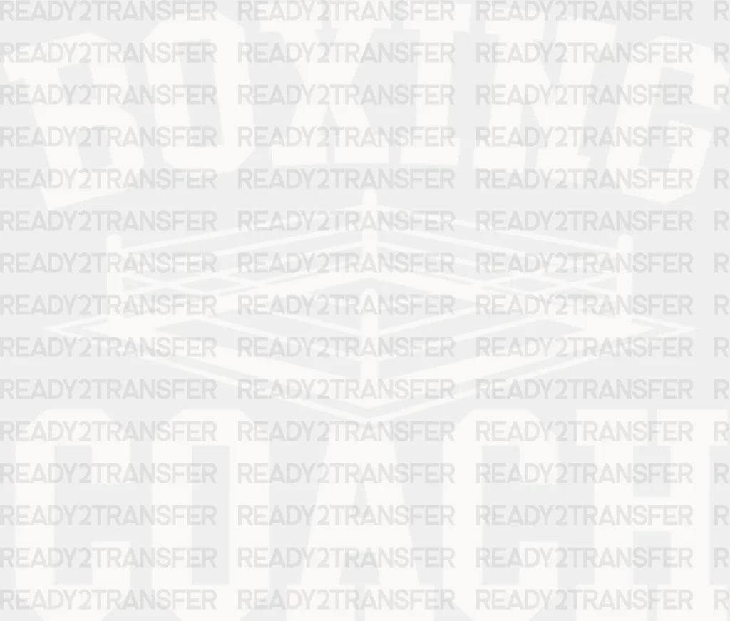 Boxing Coach - Dtf Heat Transfer Adult Unisex S & M (10’’) / White