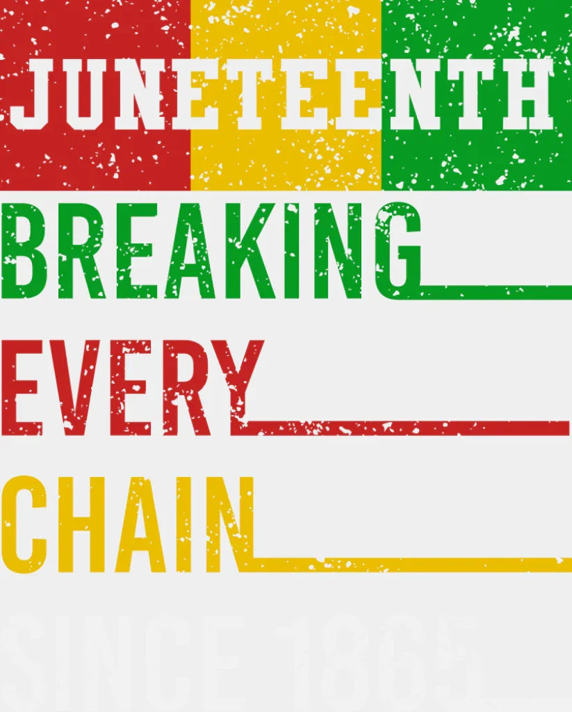 Breaking Every Chain Since 1865 - Juneteenth DTF Transfer Adult Unisex - S & M (10’’) / Light Color Design (See Imaging)