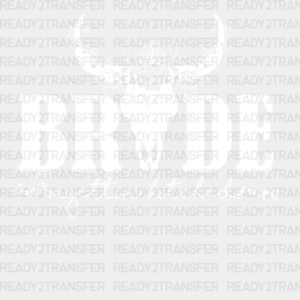 Bride Dtf Transfer