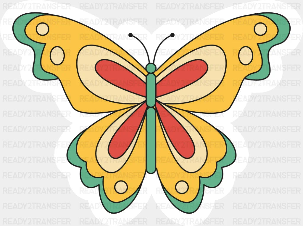 Butterfly - Minimal UV Sticker Permanent UV DTF Decal