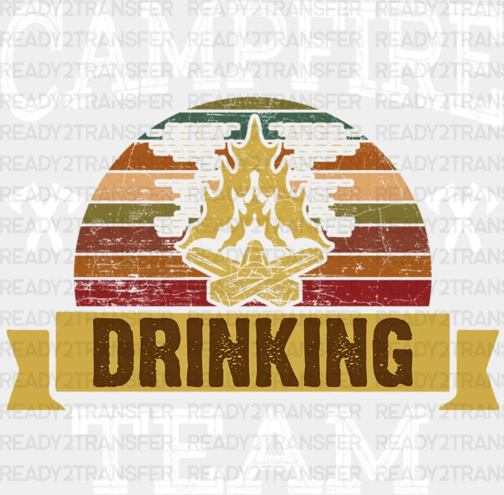 Campfire Drinking Dtf Transfer