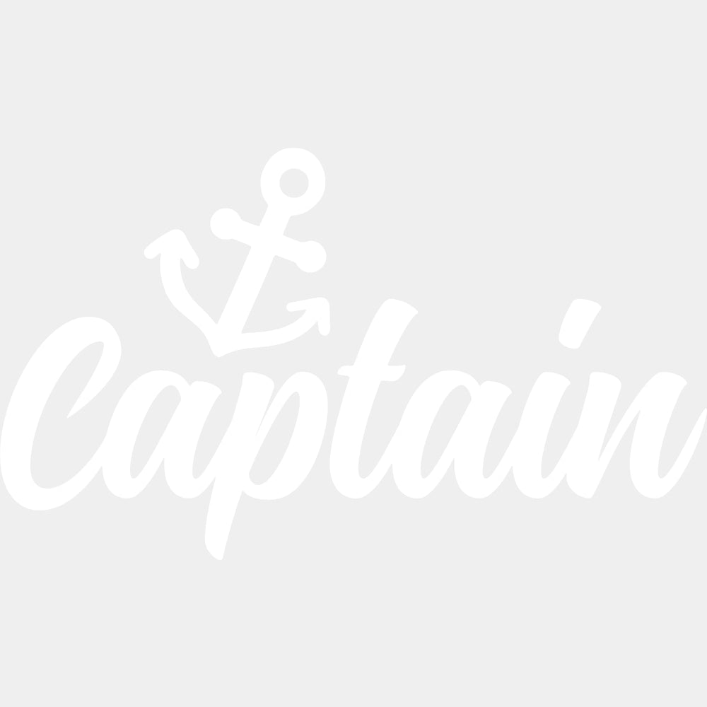 Captain Anchor - Boating DTF Transfers ready2transfer Light Color Design (See Imaging)