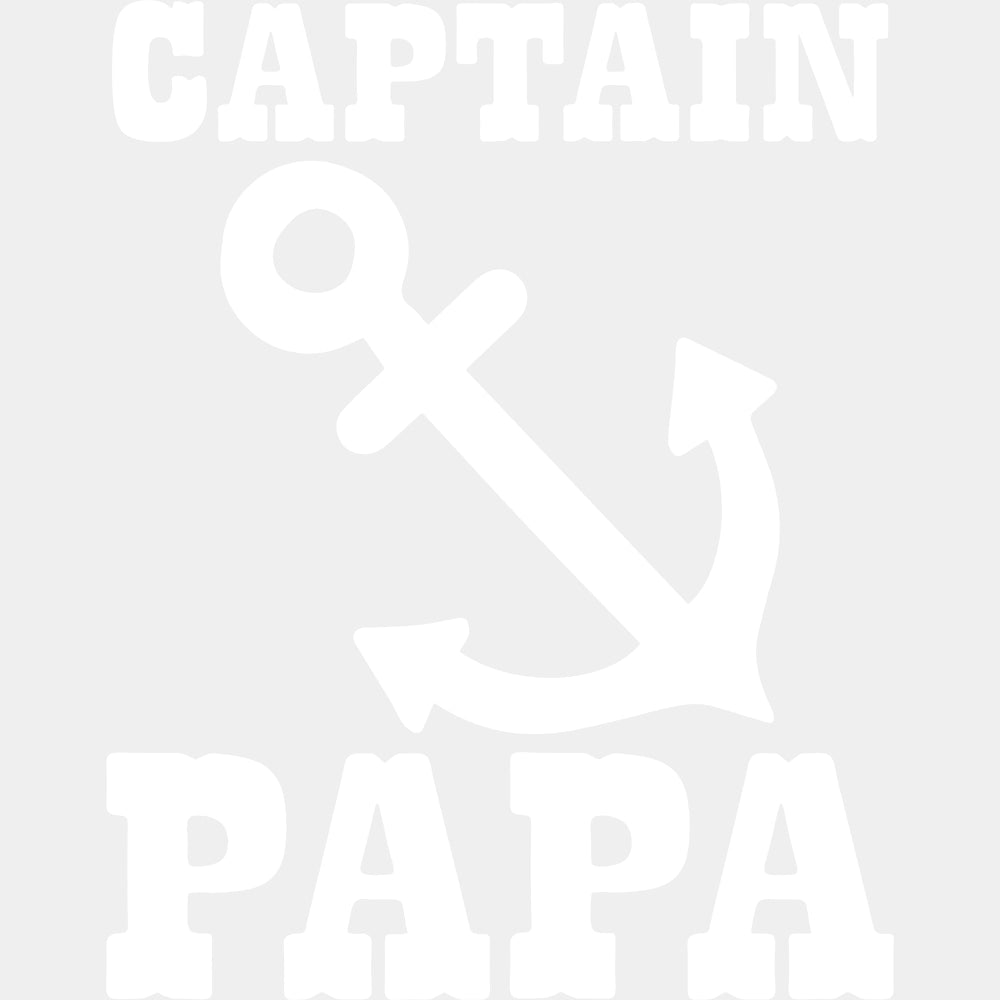 Captain Papa - Boating DTF Transfers ready2transfer Light Color Design (See Imaging)